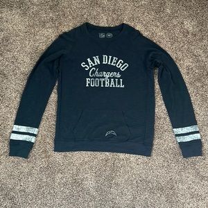 47 Brand NFL San Diego Chargers Crew Neck Size M Color Navy White LIKE NEW